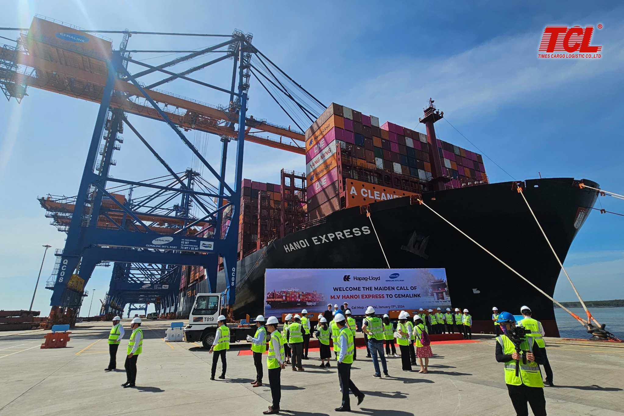 TCL Welcomes Hapag-Lloyd’s Ultra Large Container Vessel – HANOI EXPRESS