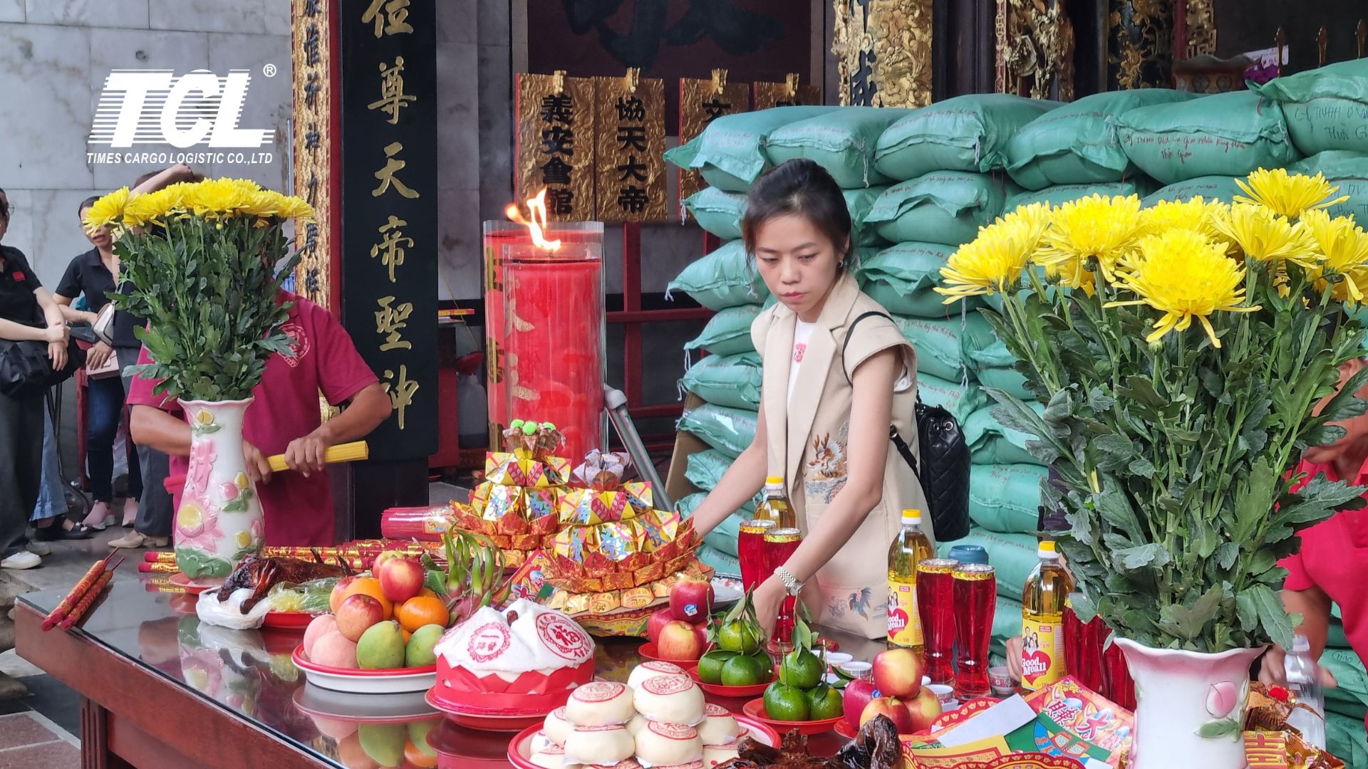 Charity rice offering in the 7th lunar month 2024