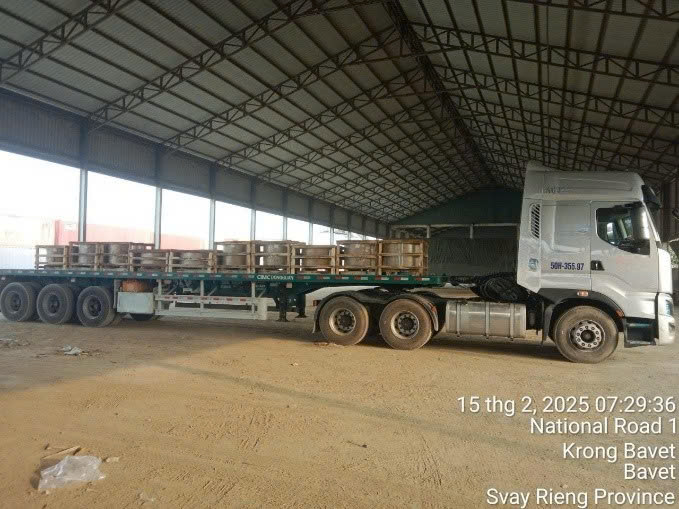 Cold Roll Steel Sheet Transport from Vung Tau to Krong Bavet